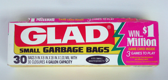 Vintage Glad Garbage Bags